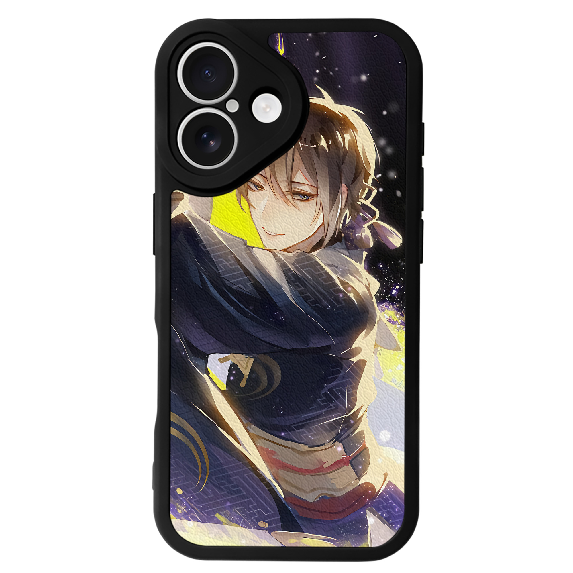 （画像用） 刀剣乱舞 Touken Ranbu 【iPhone 16シリーズ対応】シリコンスマホケース（レザー調） 材質：シリコン